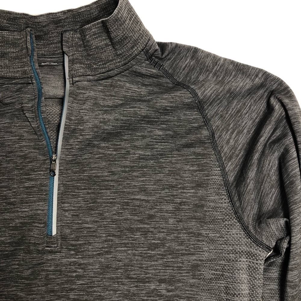 Lululemon quarter zip sweater grey
